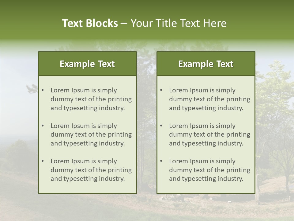 Midlands Fells Hike PowerPoint Template