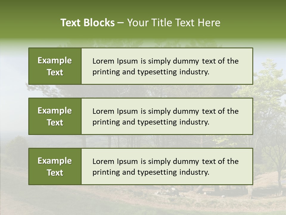 Midlands Fells Hike PowerPoint Template