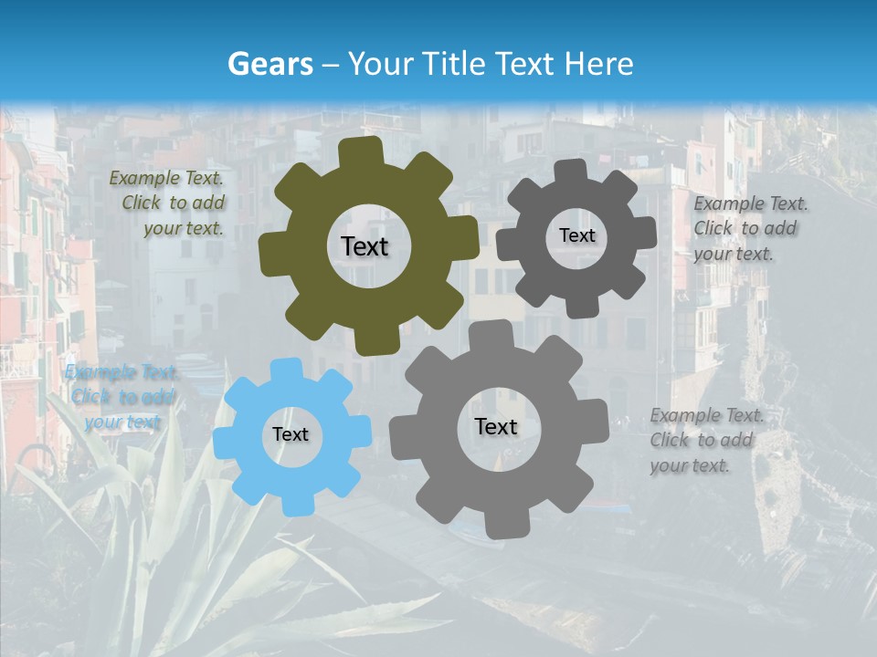 Fishing Country Shoreline PowerPoint Template