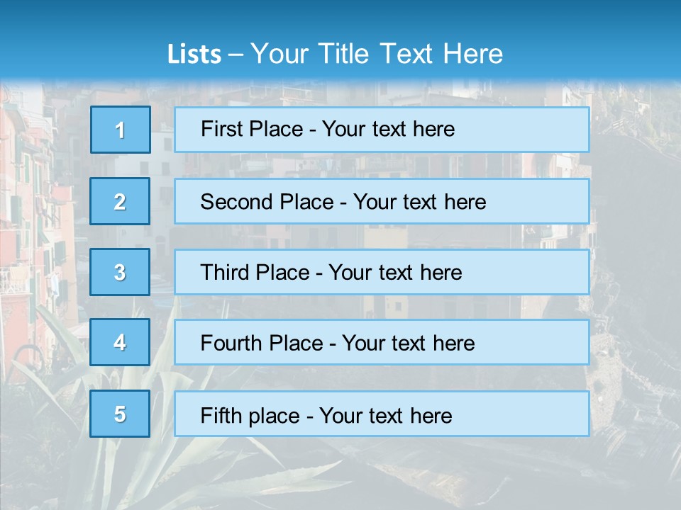 Fishing Country Shoreline PowerPoint Template