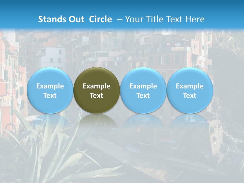 Fishing Country Shoreline PowerPoint Template