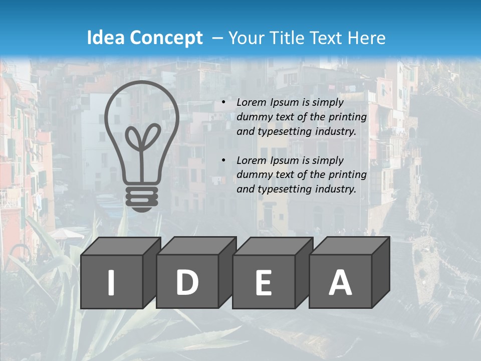 Fishing Country Shoreline PowerPoint Template