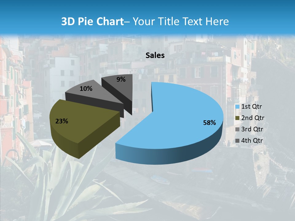 Fishing Country Shoreline PowerPoint Template