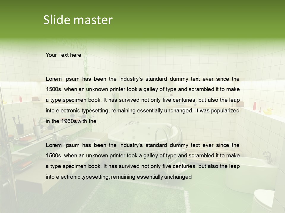 Soap Relaxation Spa PowerPoint Template