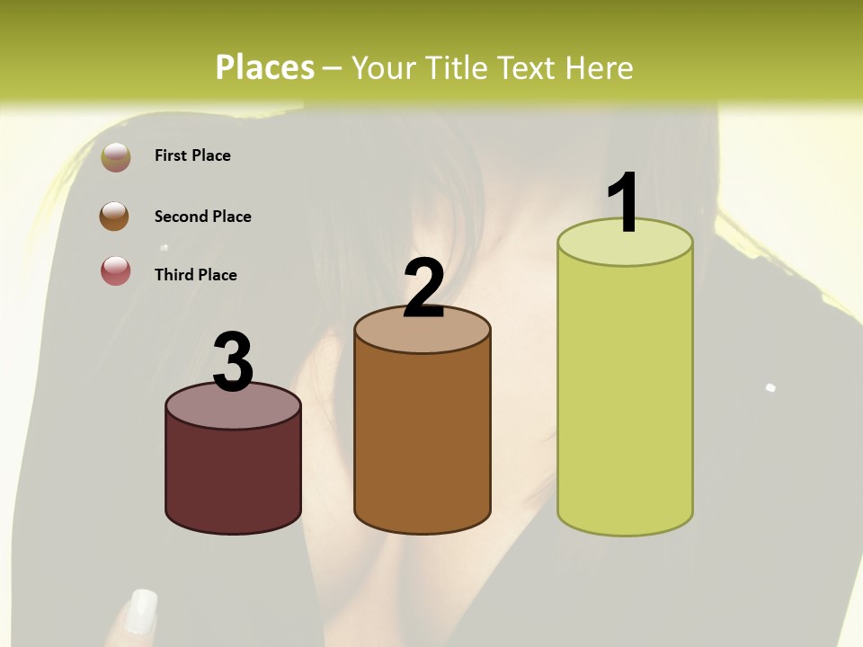 Woman Cheerful Natural PowerPoint Template