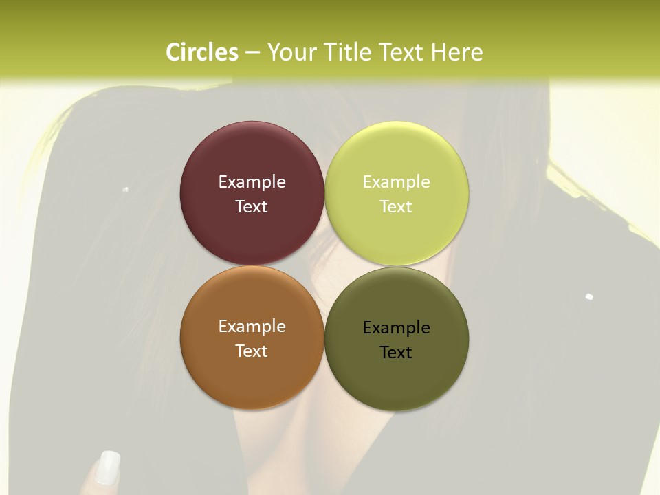 Woman Cheerful Natural PowerPoint Template