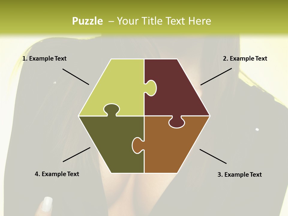 Woman Cheerful Natural PowerPoint Template