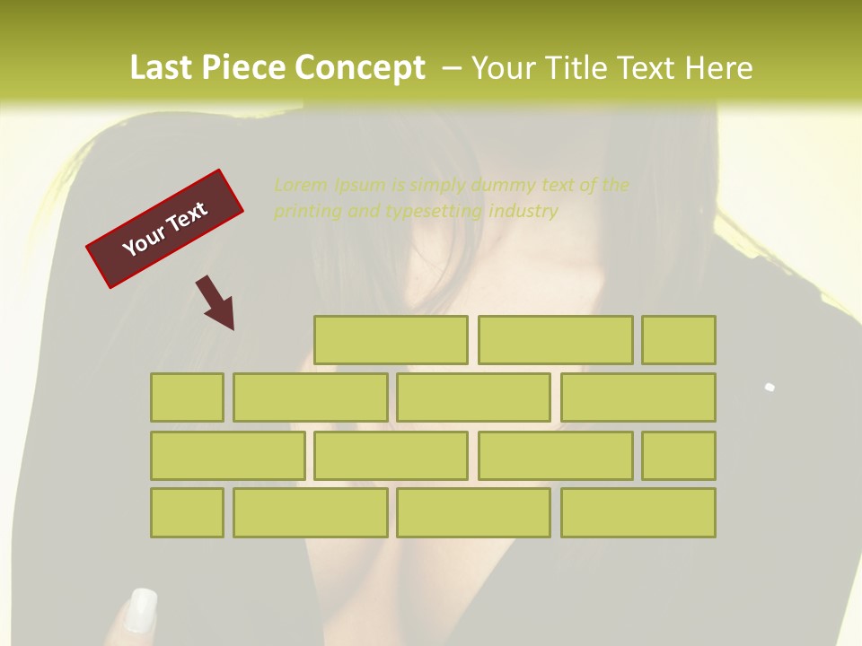 Woman Cheerful Natural PowerPoint Template