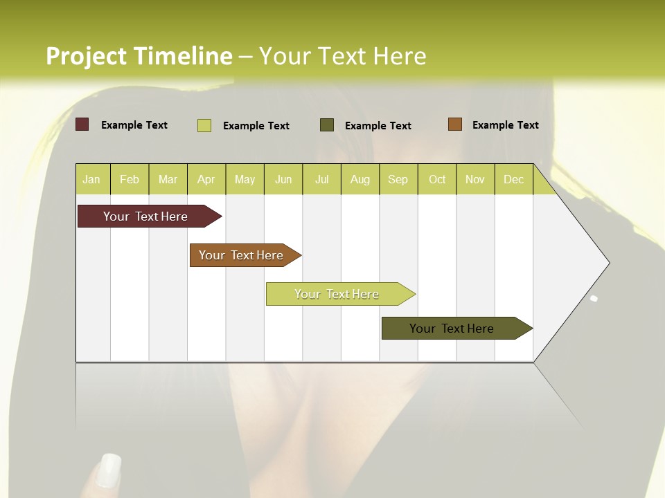 Woman Cheerful Natural PowerPoint Template