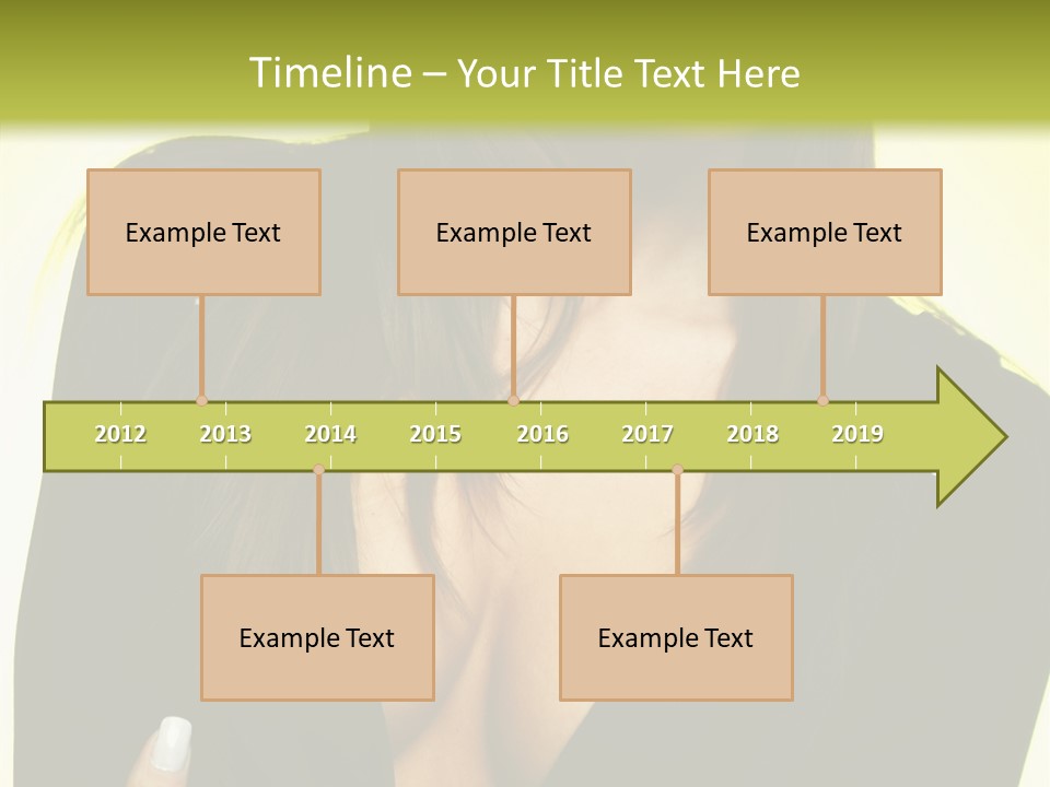 Woman Cheerful Natural PowerPoint Template