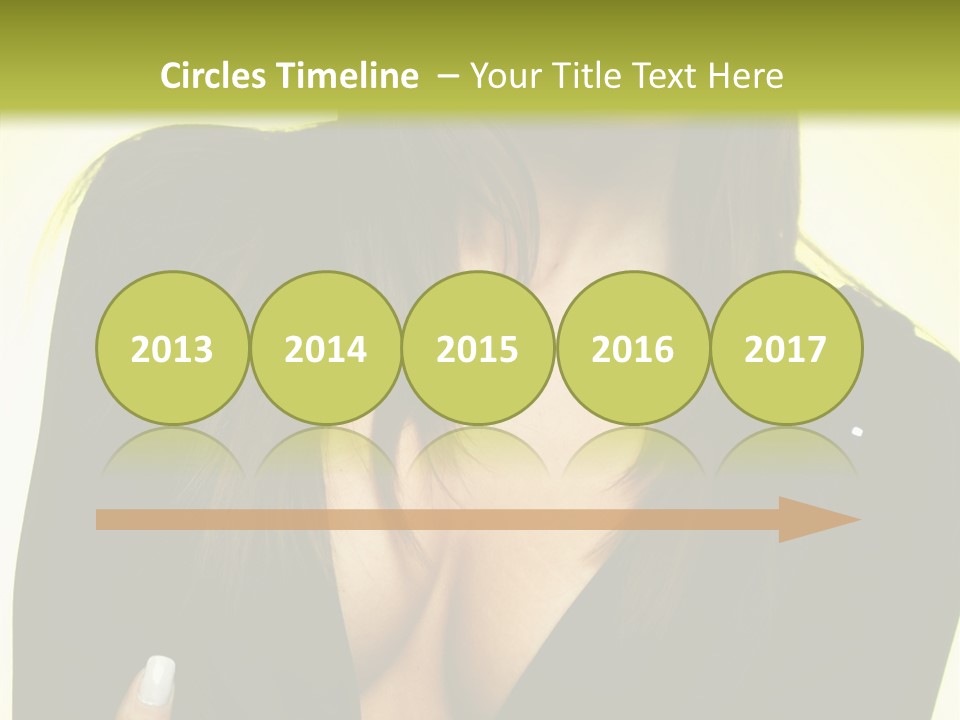 Woman Cheerful Natural PowerPoint Template