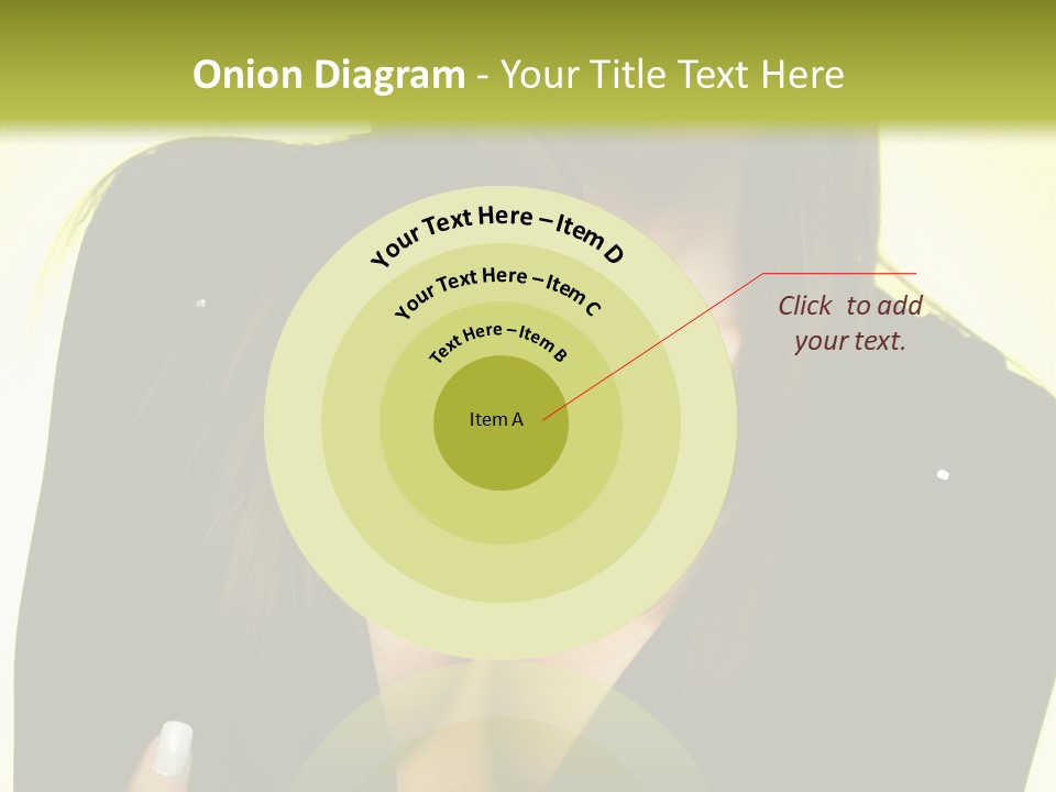 Woman Cheerful Natural PowerPoint Template