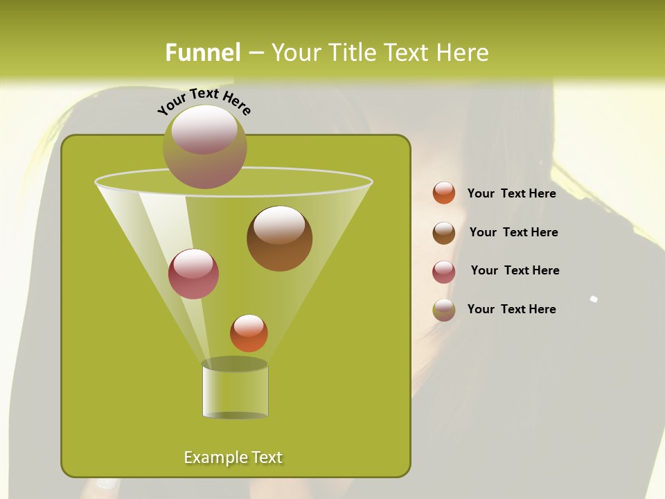 Woman Cheerful Natural PowerPoint Template