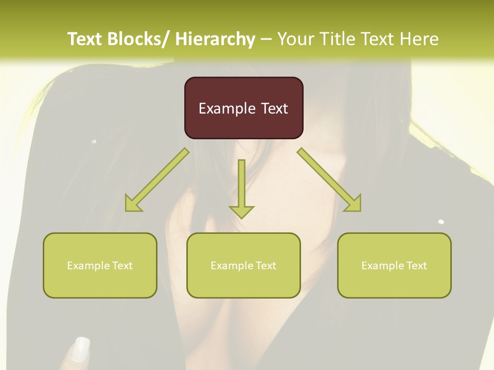 Woman Cheerful Natural PowerPoint Template