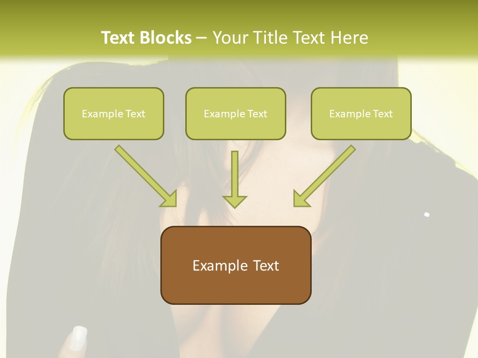 Woman Cheerful Natural PowerPoint Template