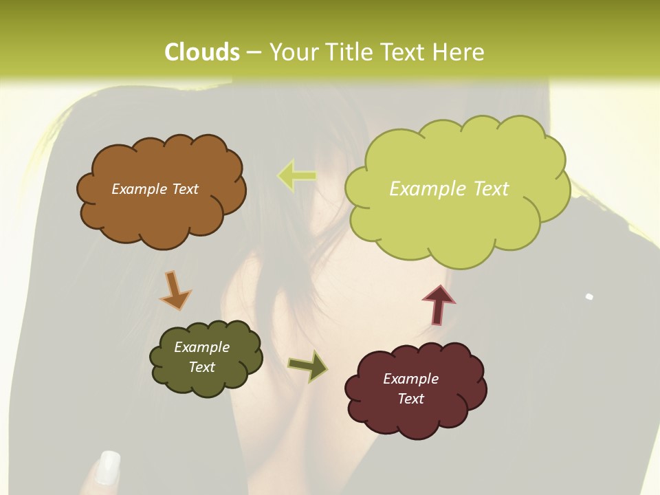 Woman Cheerful Natural PowerPoint Template