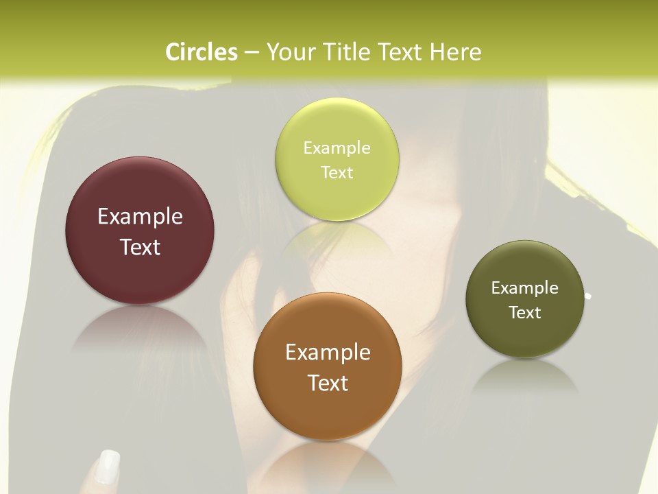 Woman Cheerful Natural PowerPoint Template