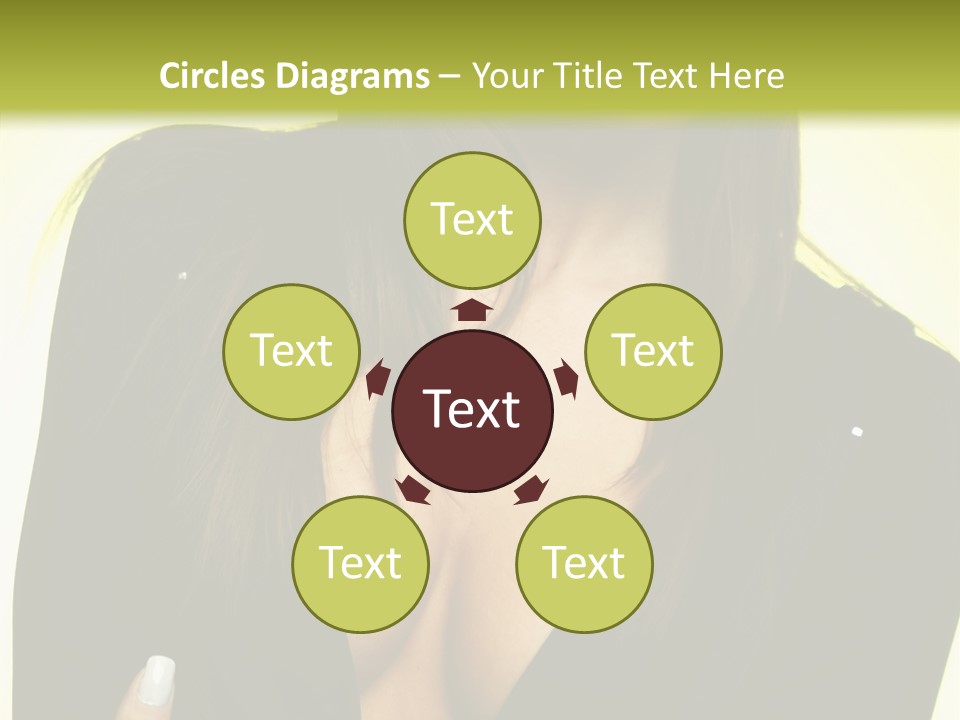 Woman Cheerful Natural PowerPoint Template