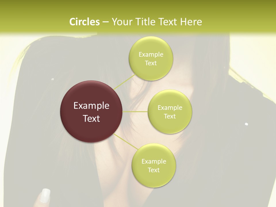 Woman Cheerful Natural PowerPoint Template