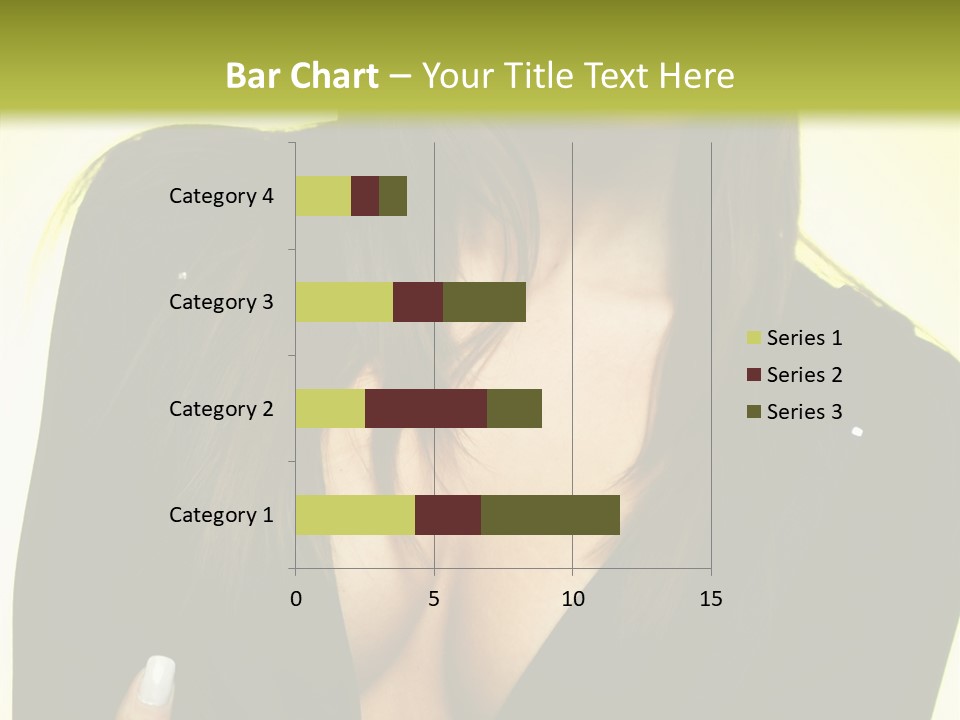 Woman Cheerful Natural PowerPoint Template