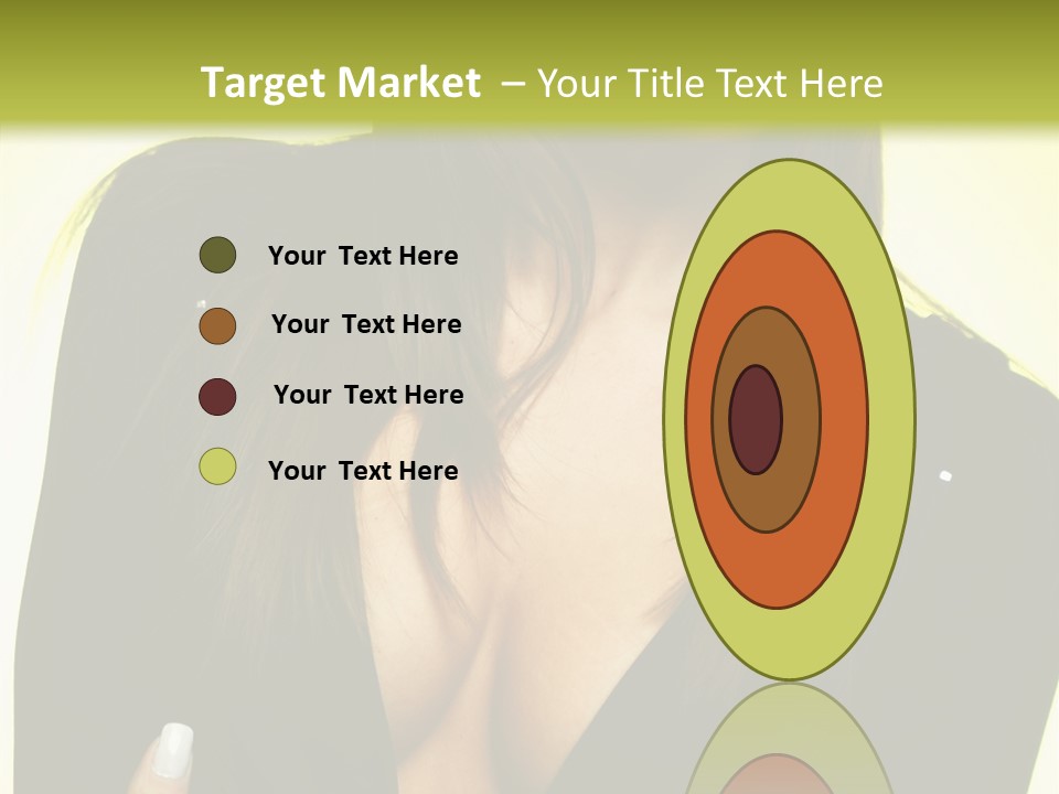 Woman Cheerful Natural PowerPoint Template