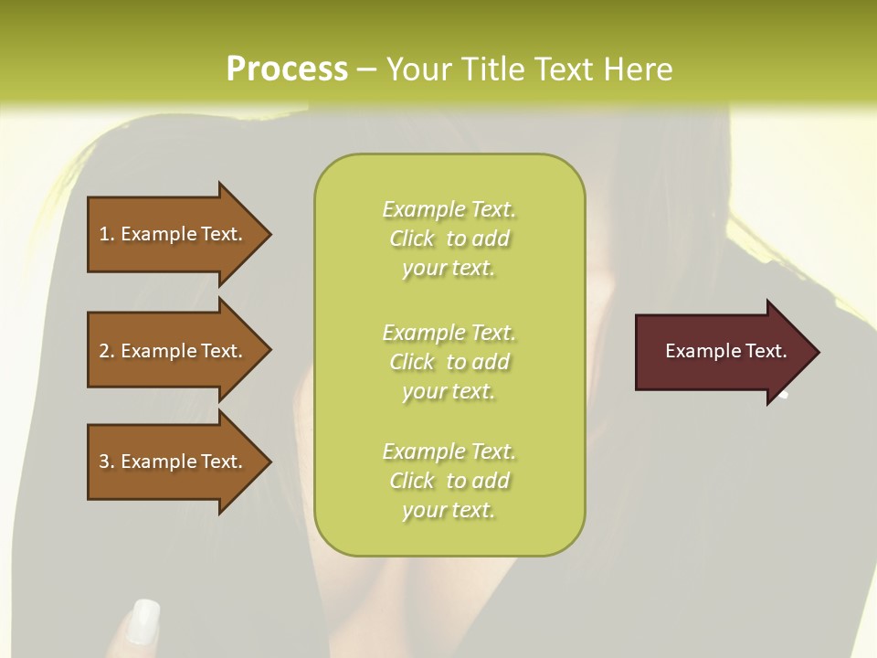 Woman Cheerful Natural PowerPoint Template