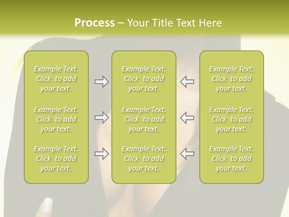 Woman Cheerful Natural PowerPoint Template
