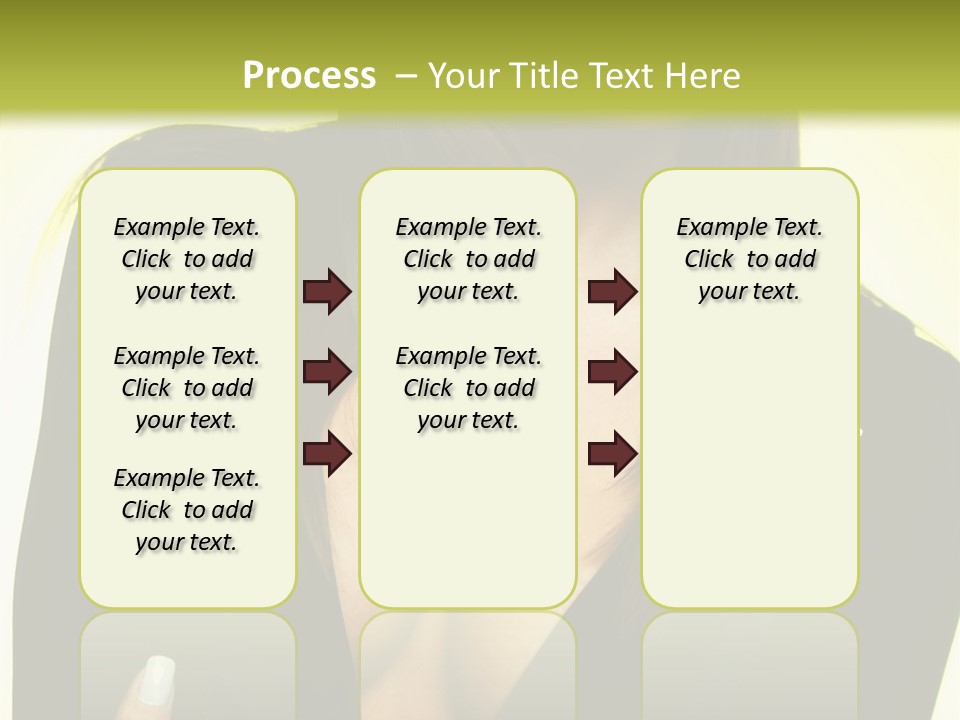 Woman Cheerful Natural PowerPoint Template