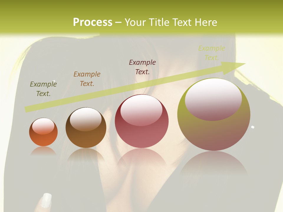 Woman Cheerful Natural PowerPoint Template