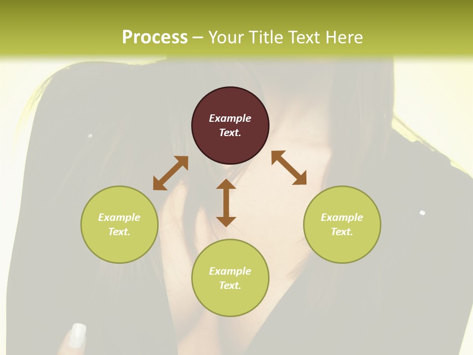 Woman Cheerful Natural PowerPoint Template