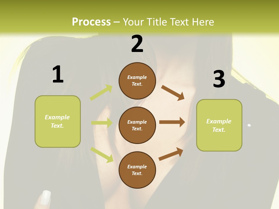 Woman Cheerful Natural PowerPoint Template