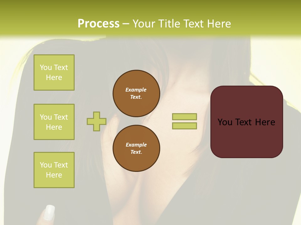 Woman Cheerful Natural PowerPoint Template