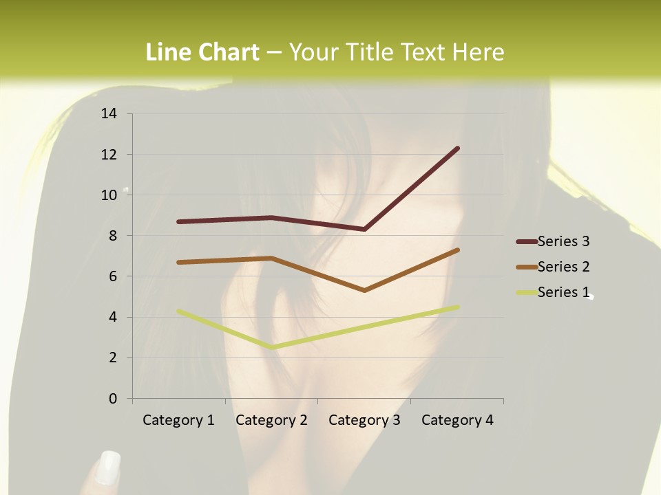 Woman Cheerful Natural PowerPoint Template