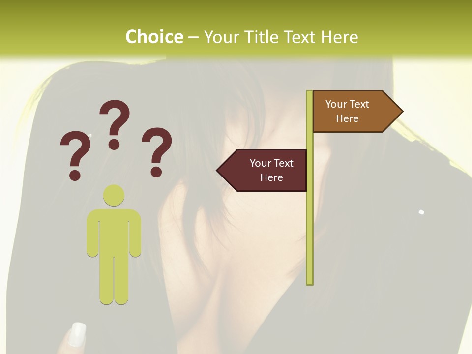 Woman Cheerful Natural PowerPoint Template