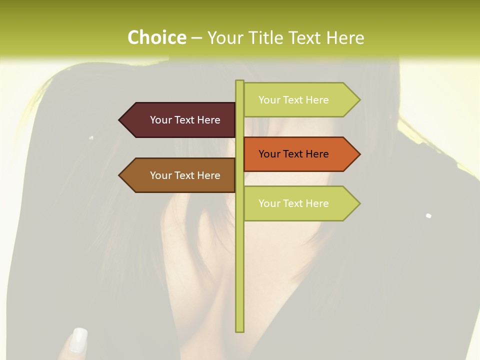 Woman Cheerful Natural PowerPoint Template