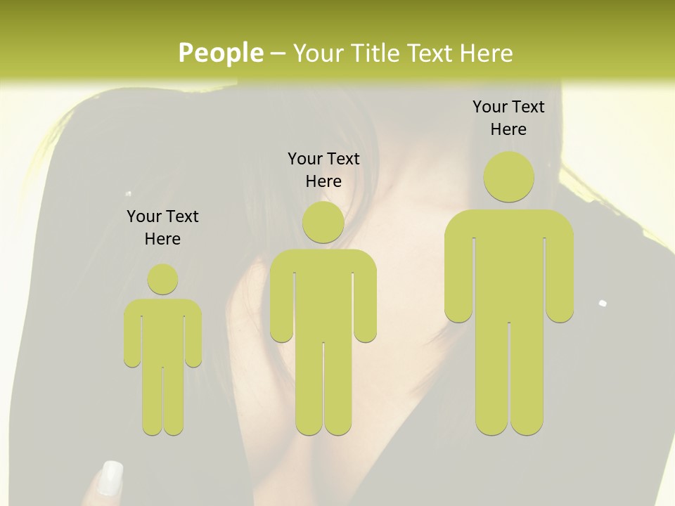 Woman Cheerful Natural PowerPoint Template