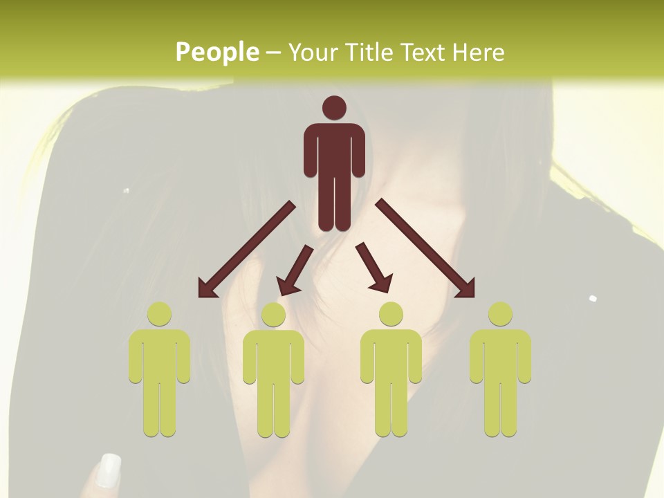 Woman Cheerful Natural PowerPoint Template