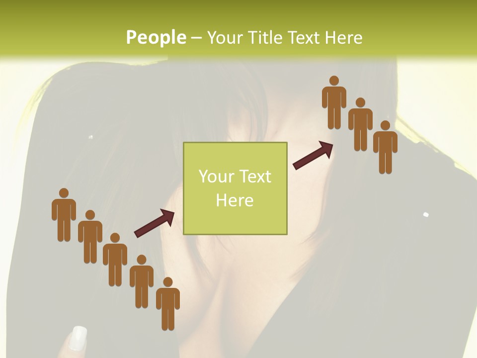 Woman Cheerful Natural PowerPoint Template