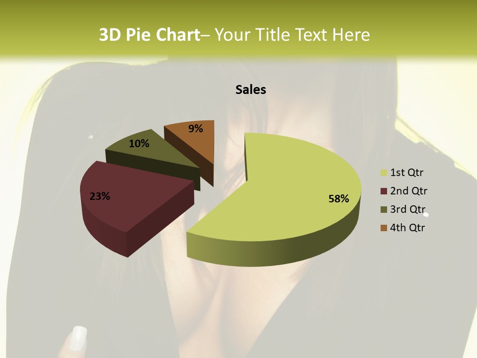 Woman Cheerful Natural PowerPoint Template