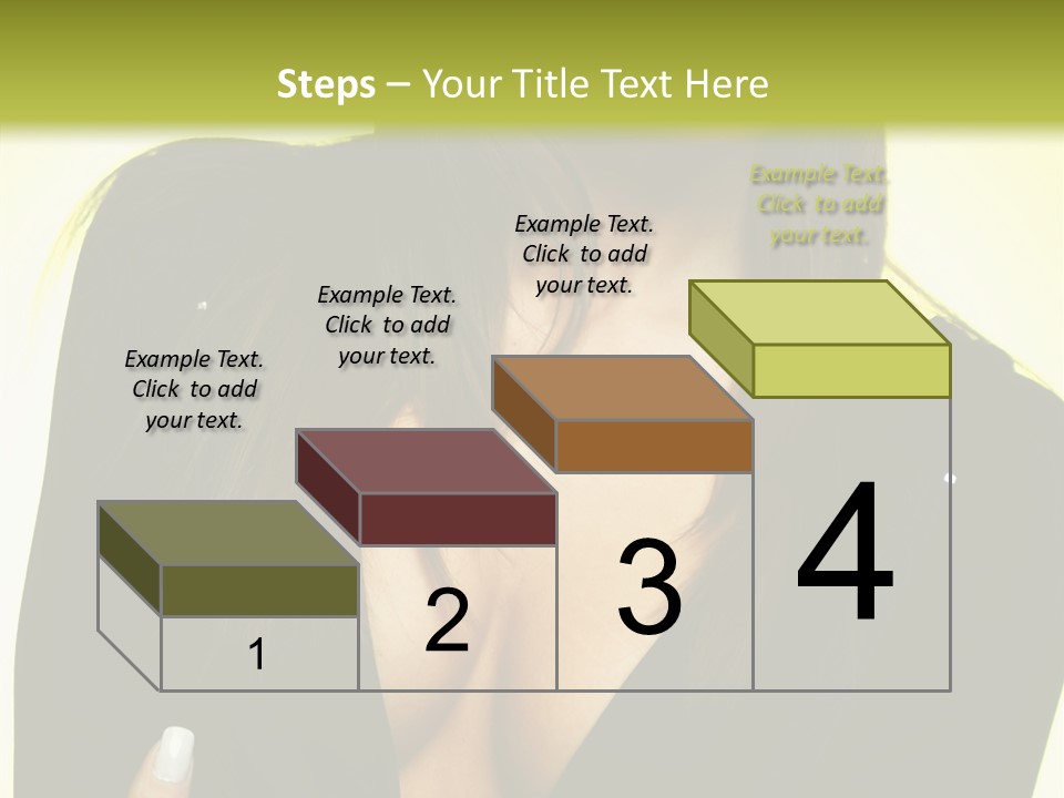 Woman Cheerful Natural PowerPoint Template