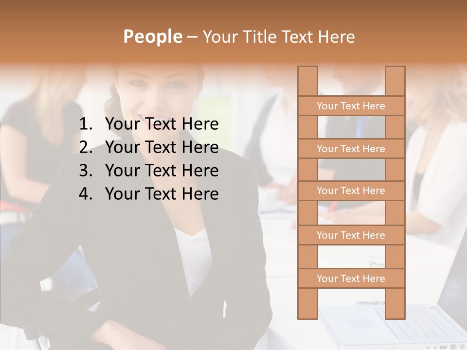 Board Teamwork Humor PowerPoint Template