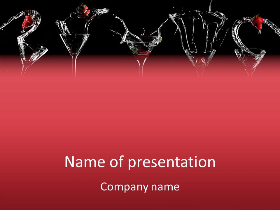 Food Water Spirit PowerPoint Template