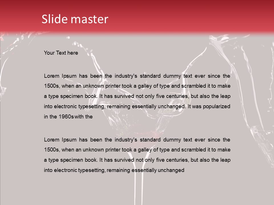 Food Water Spirit PowerPoint Template