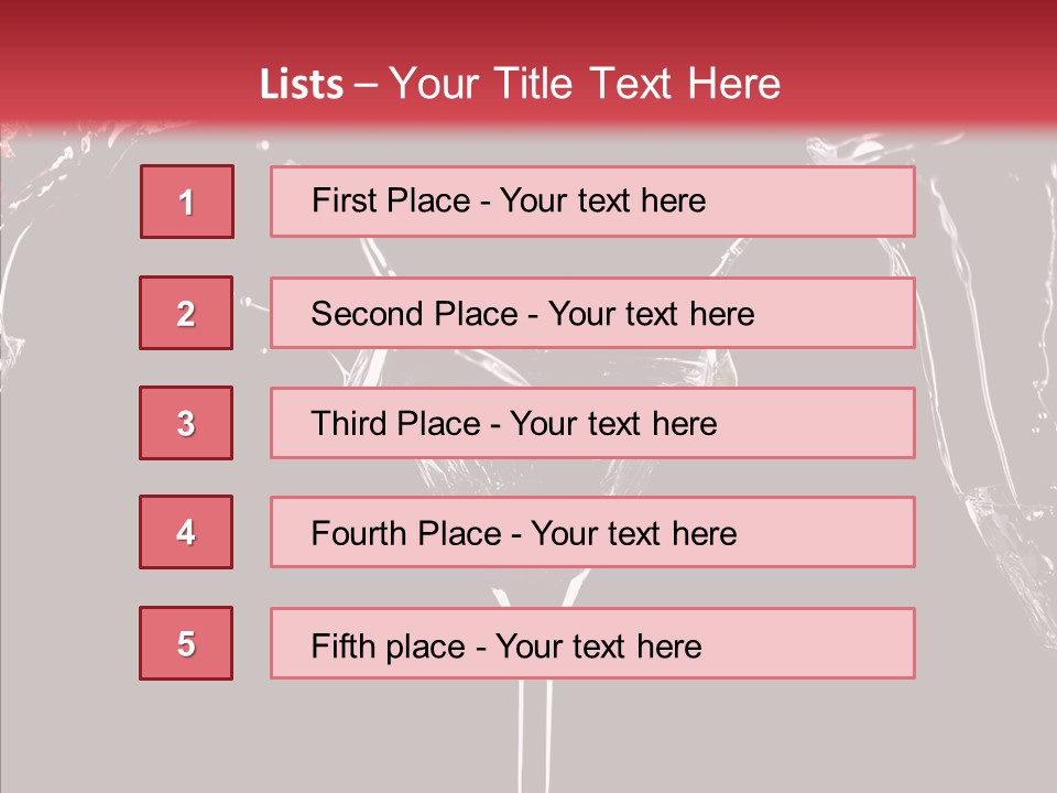 Food Water Spirit PowerPoint Template