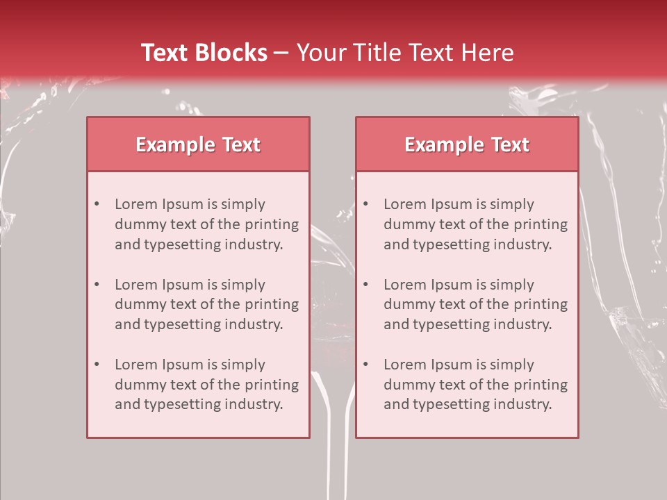 Food Water Spirit PowerPoint Template