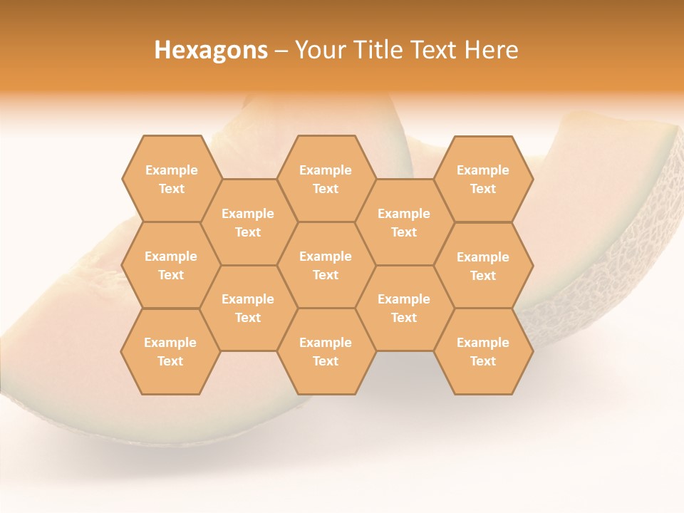 Cantaloupe Juicy Healthy PowerPoint Template