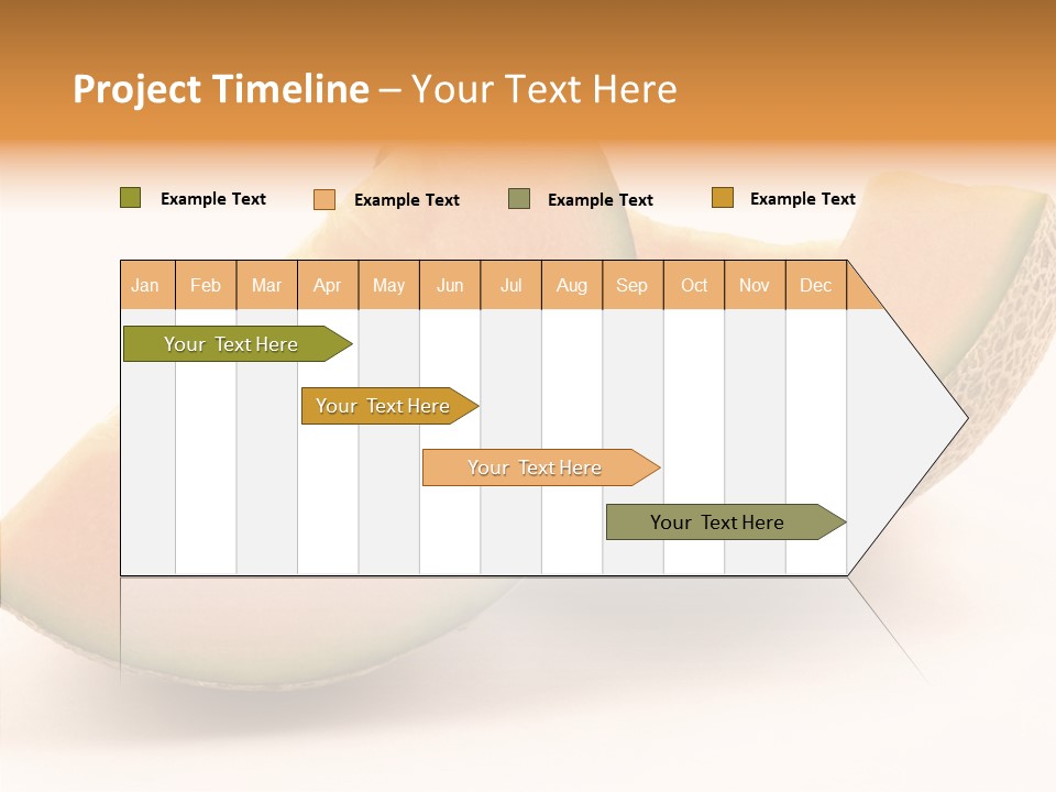 Cantaloupe Juicy Healthy PowerPoint Template