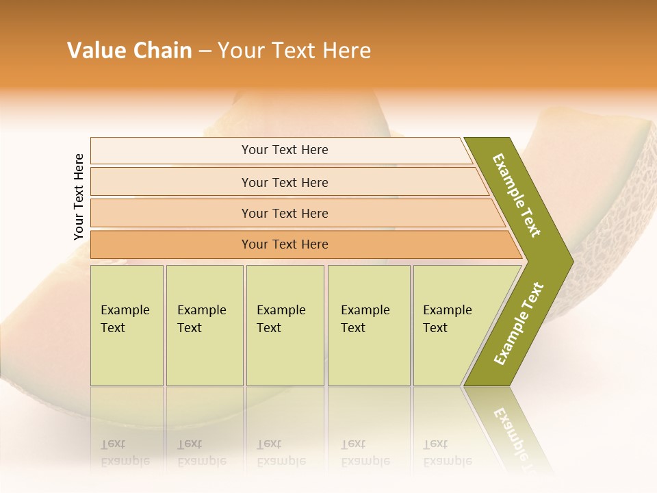 Cantaloupe Juicy Healthy PowerPoint Template