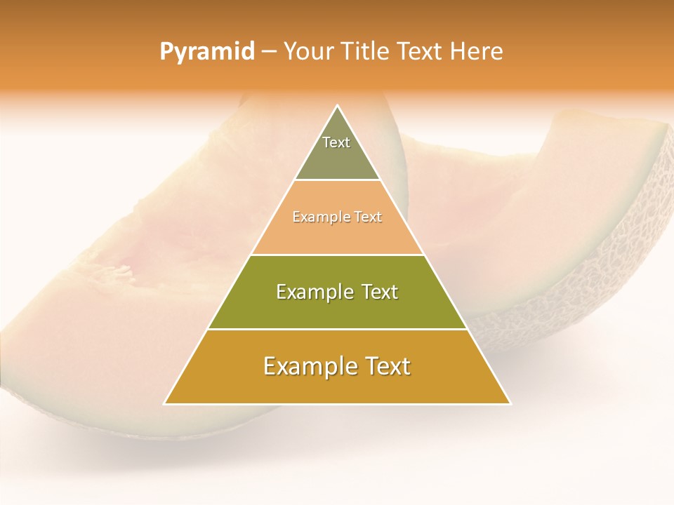 Cantaloupe Juicy Healthy PowerPoint Template