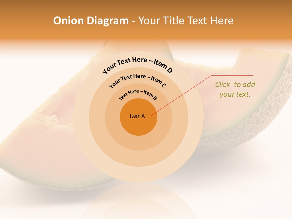 Cantaloupe Juicy Healthy PowerPoint Template